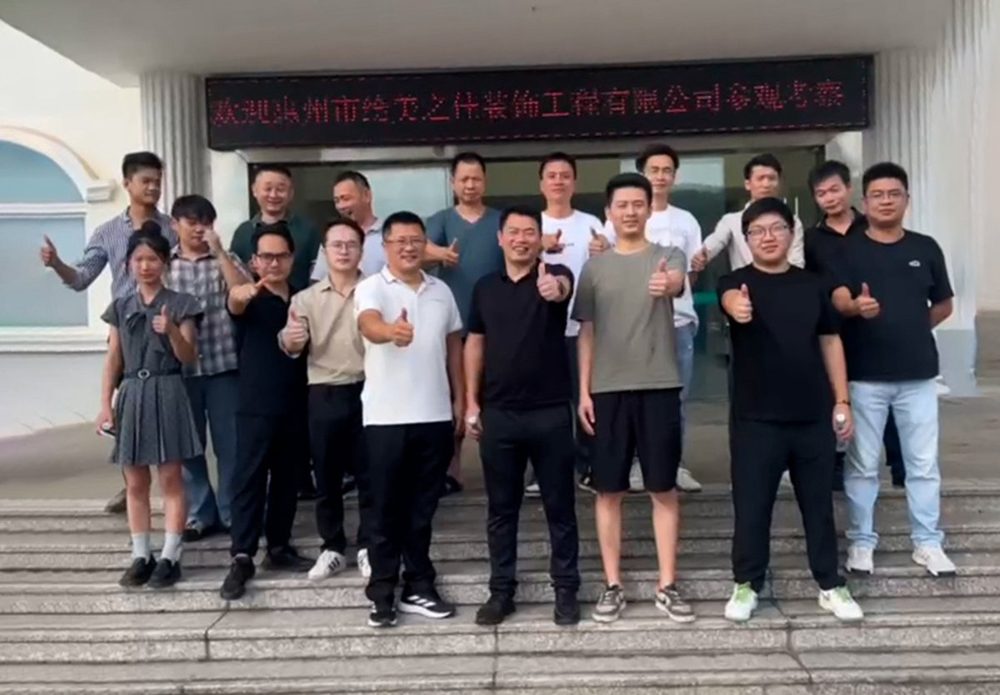 Win-win partnership — a delegation from Huizhou Huimeizhijia Decoration visits Jason